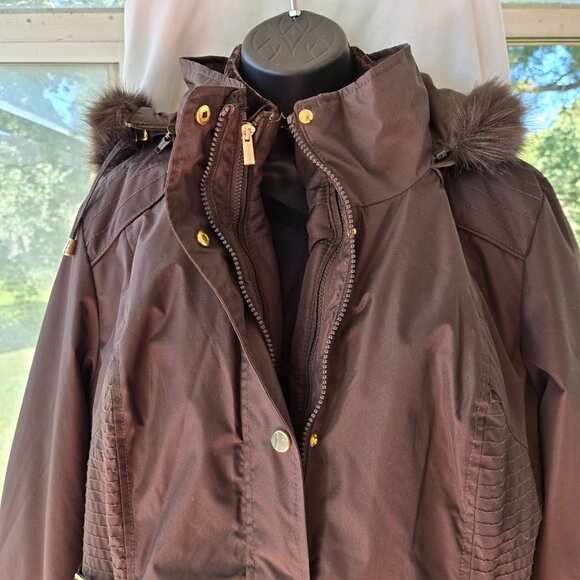 Susan Graver Winter cold weather coat size Large - Picture 2 of 7